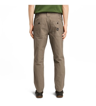 Timberland Pantalon de toile lave et de style militaire Goffstown marron