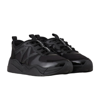 Armani Exchange Zapatillas Multimaterial negro