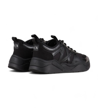 Armani Exchange Zapatillas Multimaterial negro