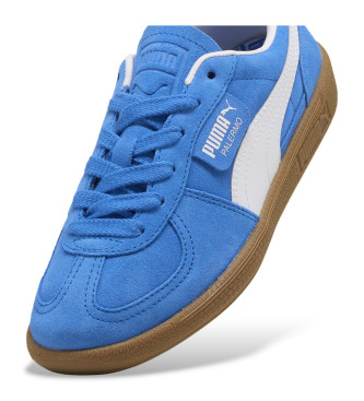 Puma Palermo blauwe leren sportschoenen