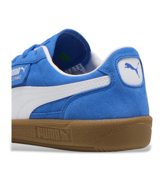 Puma Palermo blauwe leren sportschoenen