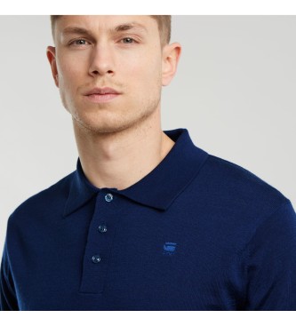 G-Star Polo Premium Core Dunda Knitted navy