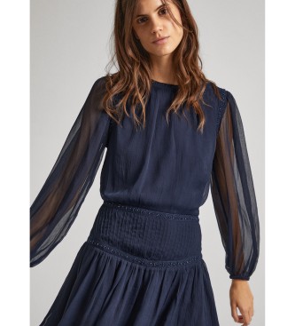 Pepe Jeans Robe Cleo bleue