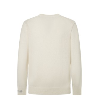 Pepe Jeans New Andre Crew Sweater white