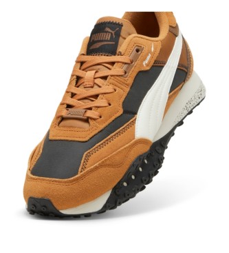 Puma Blktop Rider Lederschuhe braun