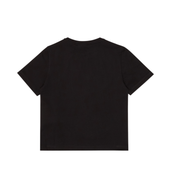 EA7 Visibility short-sleeved T-shirt in black cotton