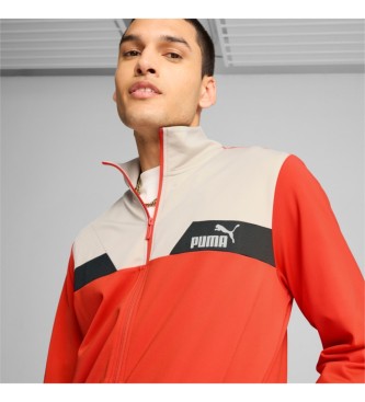 Puma Power Poly trenirka rdeča, črna