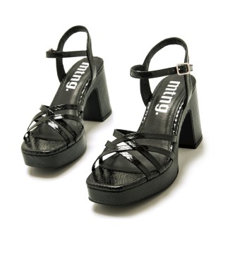 Mustang Britt Black Dress Sandals -Hjd 7cm klack