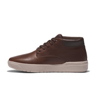 Timberland Seneca Bay - Baskets  lacets en cuir  mi-mollet marron