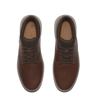 Timberland Seneca Bay - Baskets  lacets en cuir  mi-mollet marron