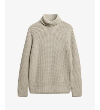 Superdry Merchant Store grey turtleneck jumper