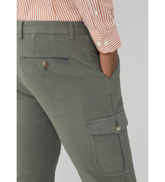 Hackett London Canvas Cargo Broek groen