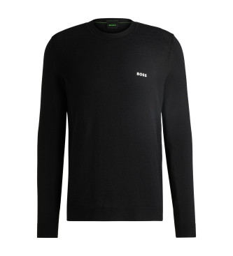 BOSS Momentum-Pullover schwarz