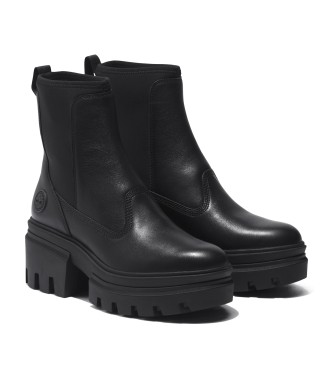 Timberland Everleigh mid-calf leather chelsea boots black