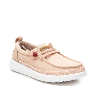 Refresh Loafers i nude lrred