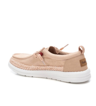 Refresh Loafers i nude lrred