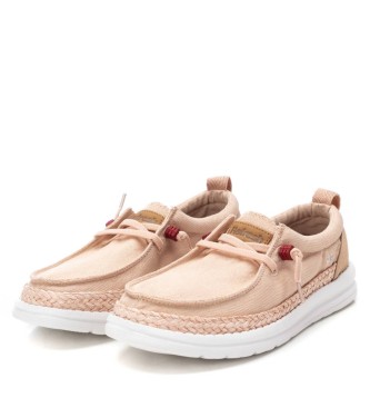 Refresh Loafers i nude lrred