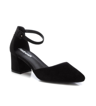 Refresh Black heeled sandals