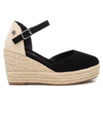 Refresh Espadrille Wedge espadrille noir