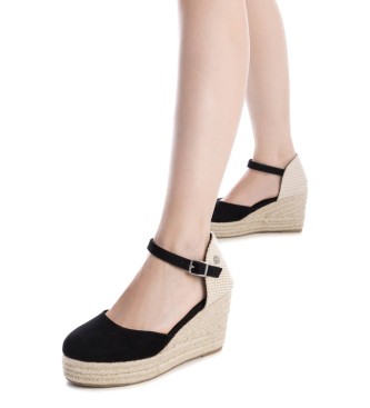 Refresh Espadrille Wedge espadrille noir