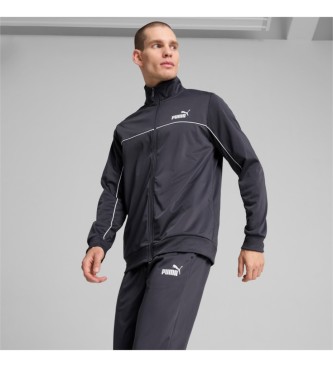 Puma Poly Piping Trainingsanzug grau