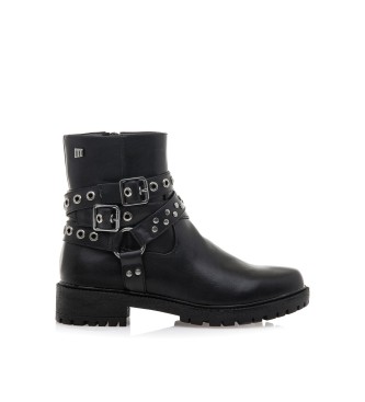 Mustang Botas de tornozelo Campa Preto