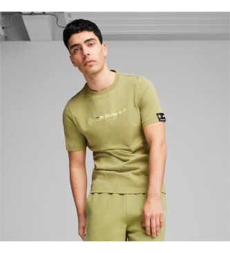 Puma Maglietta con logo BMW verde