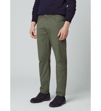 Hackett London Core Trinity grna byxor