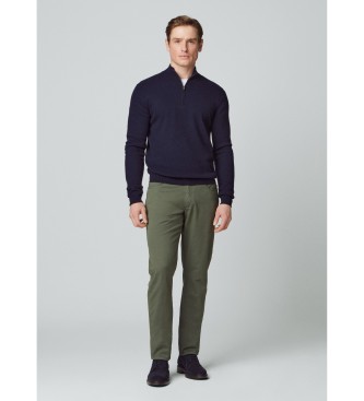 Hackett London Core Trinity grna byxor