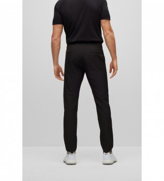 BOSS Commuter Slim Chino Trousers sort