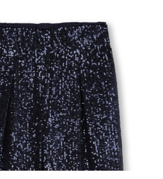 Billieblush Pantaloni elastici in vita blu navy