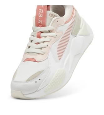 Puma Chaussures en cuir RS-X blanc souple, rose