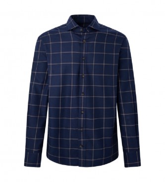 Hackett London Chemise  carreaux marine