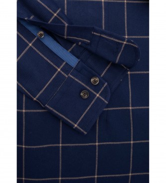 Hackett London Camisa com vidros azul-marinho