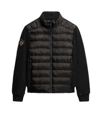 Superdry Storm Fleece Hybrid Bomber Jacket   noir