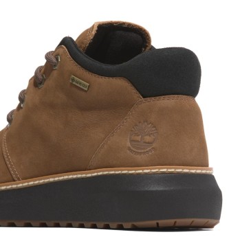 Timberland Stivali chukka in pelle marrone Hudson Road con membrana Gore-Tex  