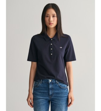 Gant Polo en piqu Shield navy