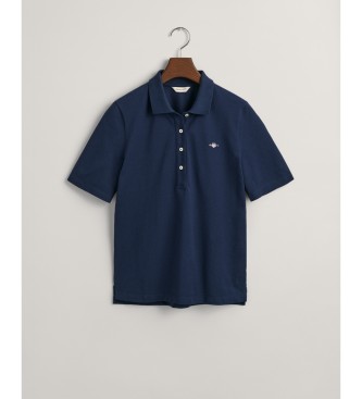 Gant Polo en piqu Shield navy