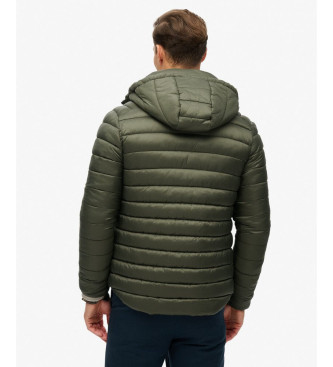 Superdry Veste matelasse Fuji Sport avec capuche verte