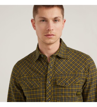 G-Star Camisa Dakota Slim verde