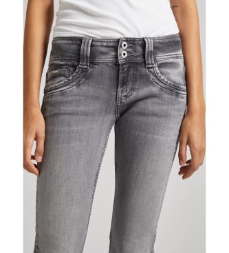 Pepe Jeans Grijze Slim Jeans