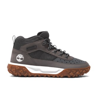 Timberland Scarponi da trekking in pelle GreenStride Motion con lacci a met polpaccio, grigi