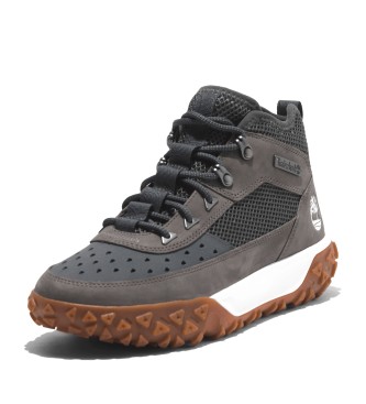 Timberland Scarponi da trekking in pelle GreenStride Motion con lacci a met polpaccio, grigi