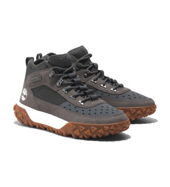 Timberland Scarponi da trekking in pelle GreenStride Motion con lacci a met polpaccio, grigi