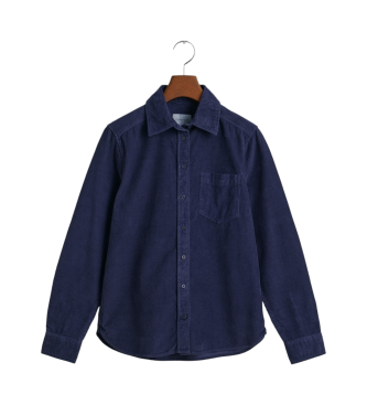 Gant Regular Fit corduroy navy shirt