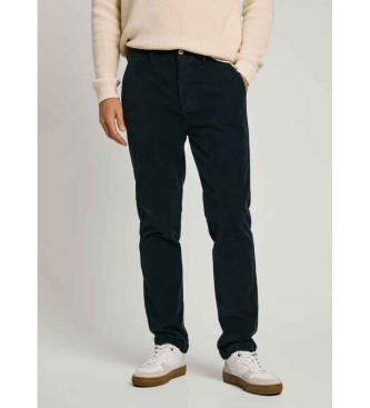 Pepe Jeans Calas chino slim Veludo cotel marinho