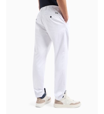 Armani Exchange Pantaloni chino bianchi