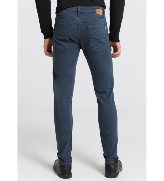 Six Valves Jean skinny 132292 Bleu