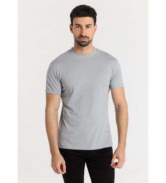 Six Valves Basic kortrmet T-shirt med rund halsudskring