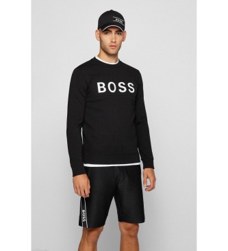 BOSS Sweatshirt Salbo schwarz